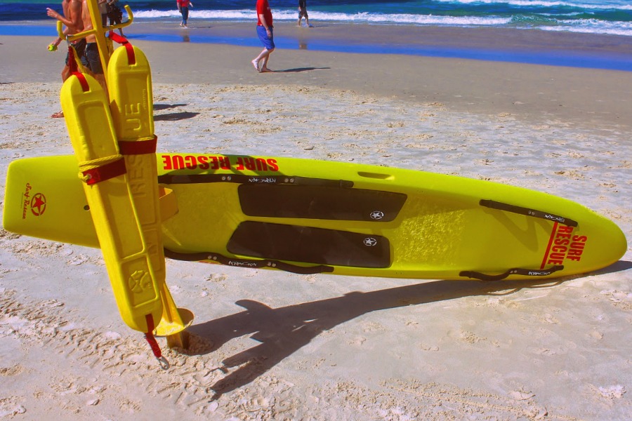 Surf Rescue Board and Tubes