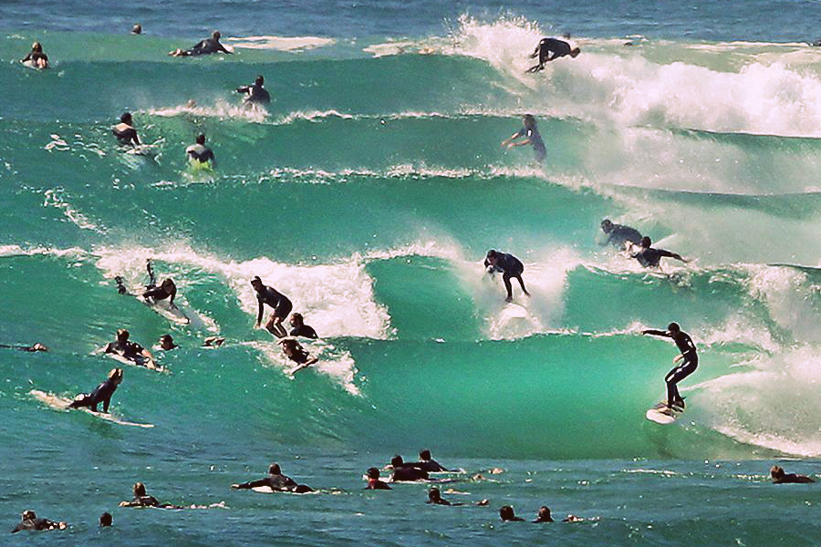 Crowded Surf